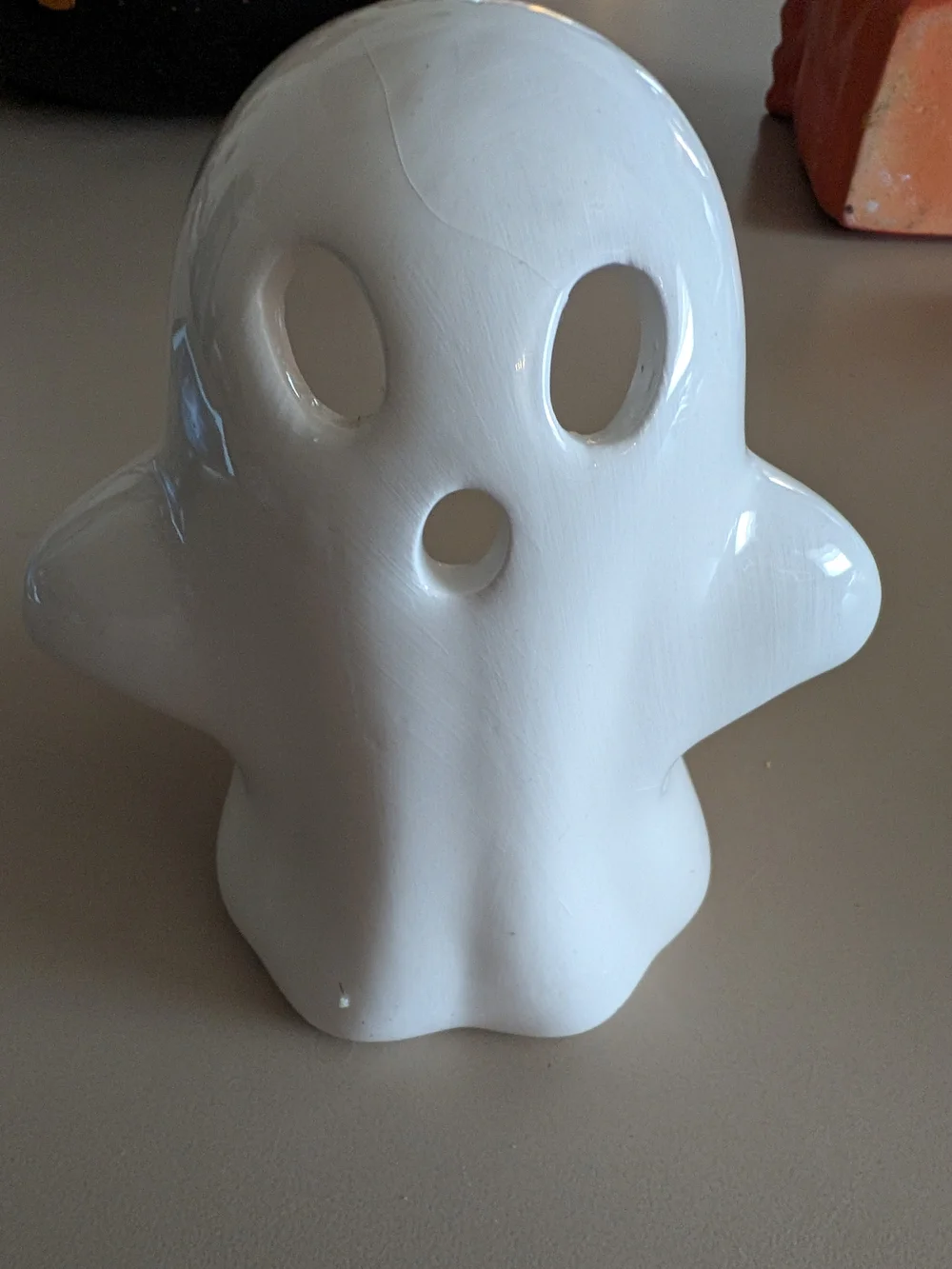 Halloween Bundle, 2 Stretchy Spider Webs, 2 Ceramic Tea Light Holders, And Bowl